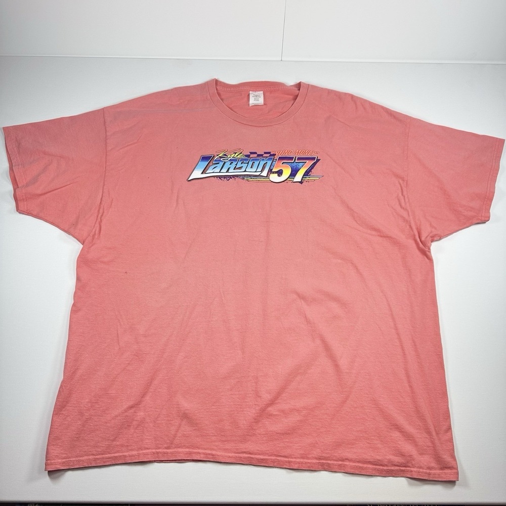 Kyle Larson 57 Sprint Car Racing T Shirt XXL Silva Motorsports Pink Graphic